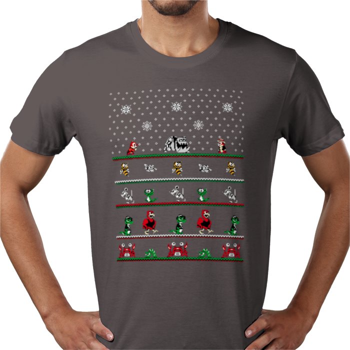 Ugly Jumper Style - Chip n Dale Christmas T Shirt