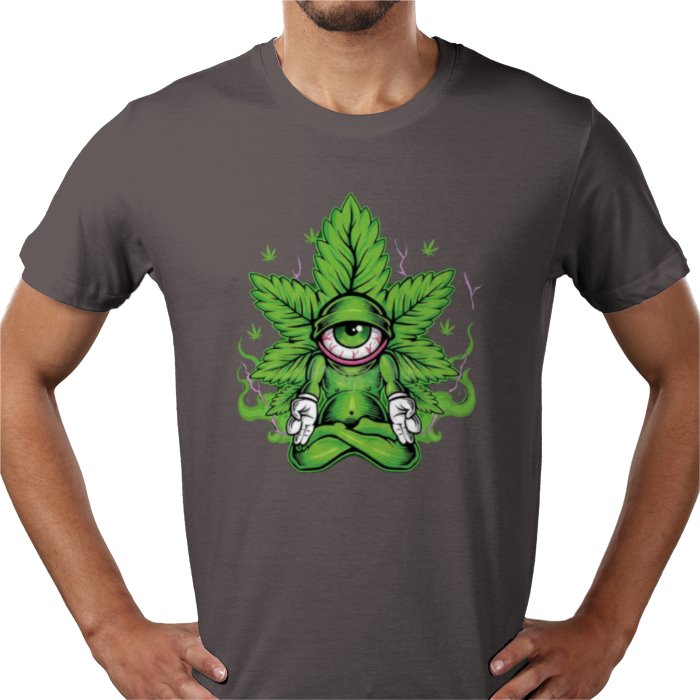 Cannabis Meditating Leaf T-shirt