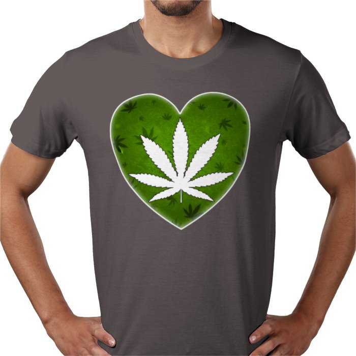 Cannabis Heart T-shirt