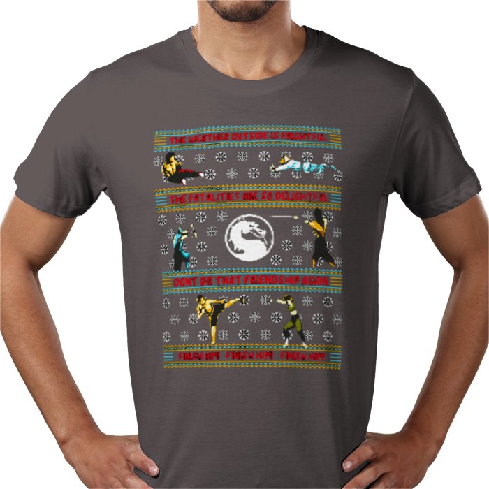 Ugly Jumper Style - Mortal Kombat Christmas T Shirt