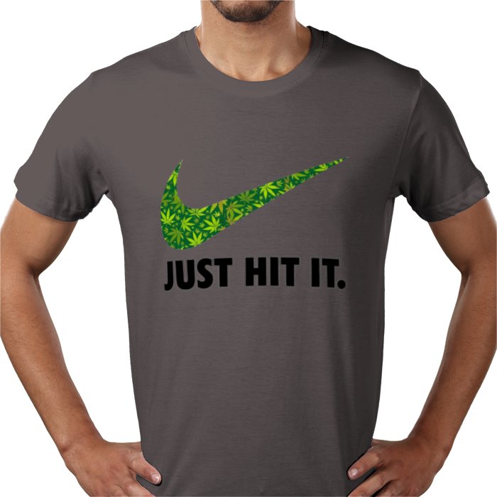 Nike Cannabis Parody Just Hit It T-shirt