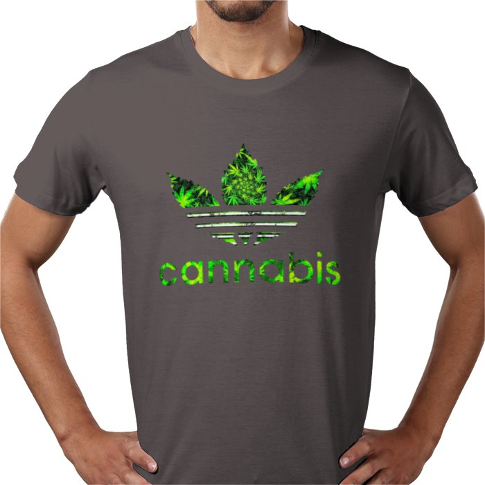 Adidas Cannabis Parody T-shirt