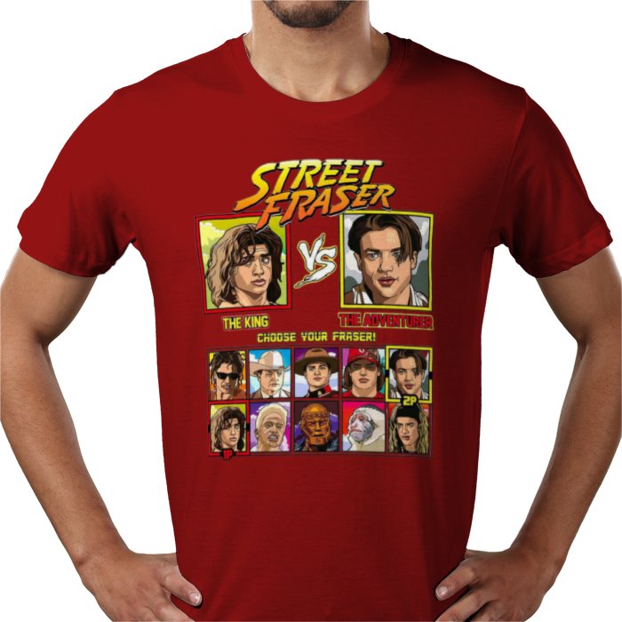 Brendan Fraser - King vs Adventurer T-shirt
