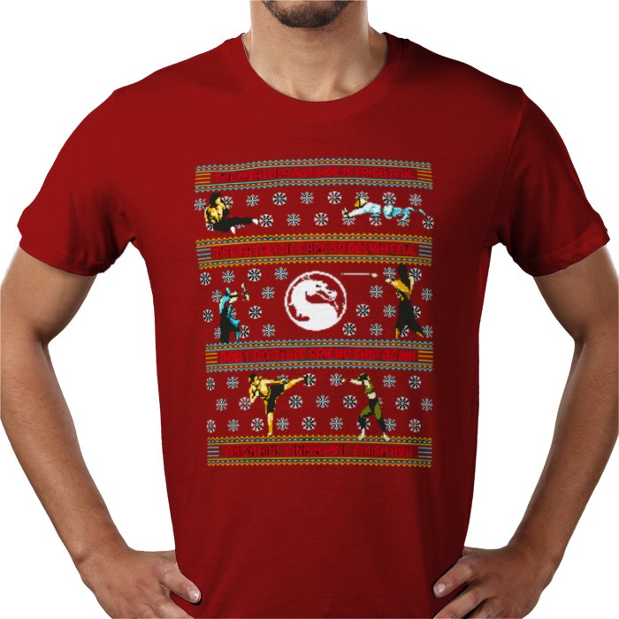 Ugly Jumper Style - Mortal Kombat Christmas T Shirt