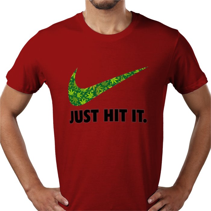 Nike Cannabis Parody Just Hit It T-shirt