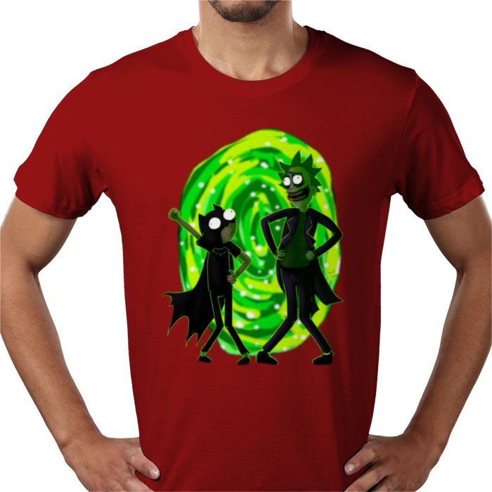 Rick & Morty x Batman - Portal Boys T-shirt