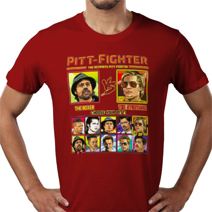 Brad Pitt - Boxer vs Stuntman T-shirt