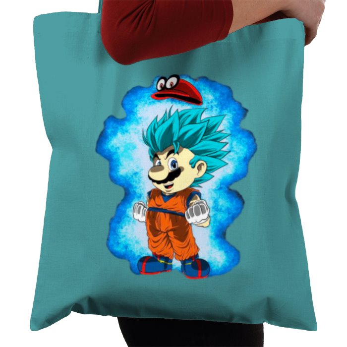 Dragonball Z x Super Mario Bro's - Saiyan Bro's Tote Bag