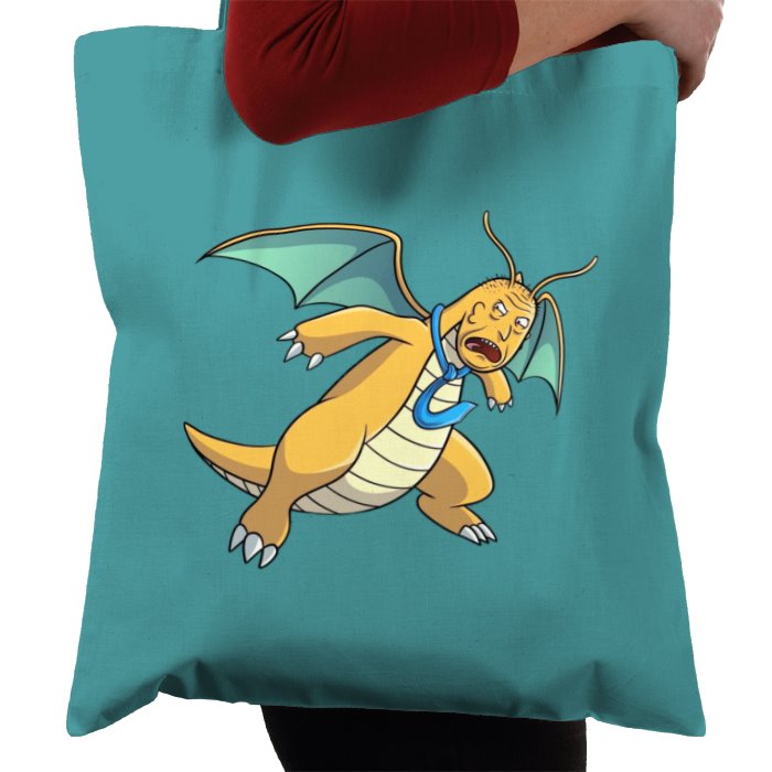 Rick & Morty & Pokémon - Principal Vagina x Dragonite Tote Bag