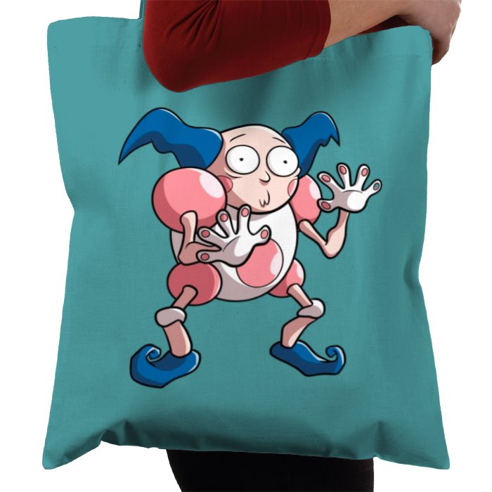 Rick & Morty & Pokémon - Morty x Mr Mime Tote Bag