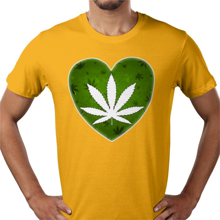 Cannabis Heart T-shirt