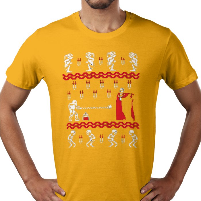 Ugly Jumper Style - Castle Vania Christmas T Shirt