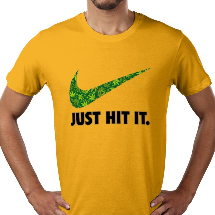 Nike Cannabis Parody Just Hit It T-shirt
