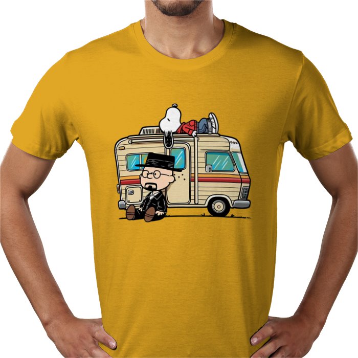 Peanuts x Breaking Bad Parody T-Shirt