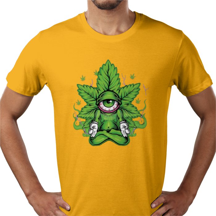 Cannabis Meditating Leaf T-shirt
