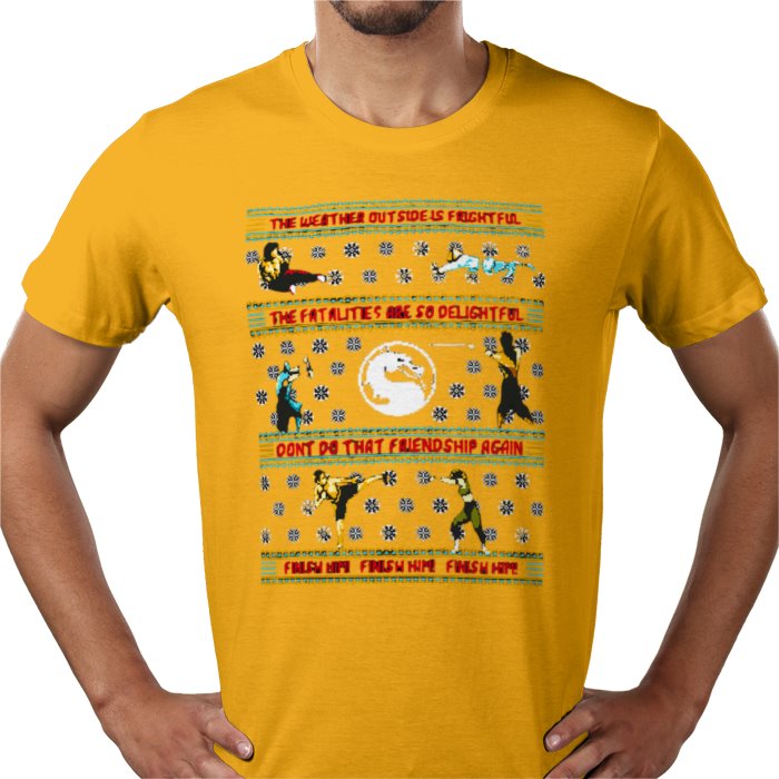 Ugly Jumper Style - Mortal Kombat Christmas T Shirt