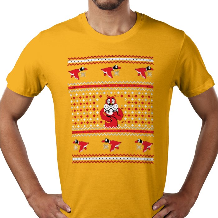 Ugly Jumper Style - Duck Hunt Christmas T Shirt