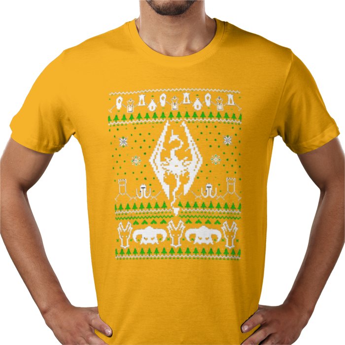 Ugly Jumper Style - Skyrim Christmas T Shirt