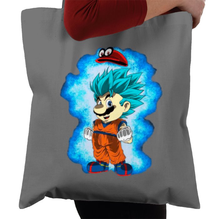 Dragonball Z x Super Mario Bro's - Saiyan Bro's Tote Bag