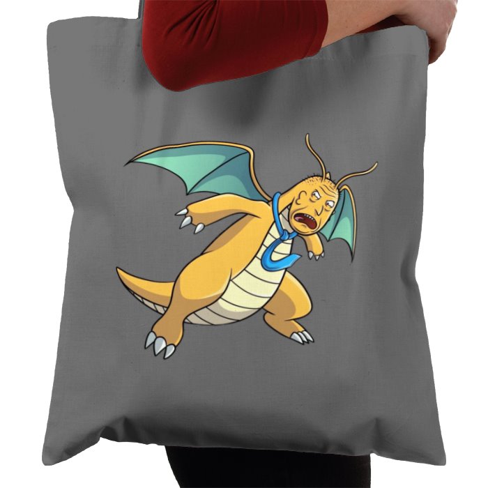 Rick & Morty & Pokémon - Principal Vagina x Dragonite Tote Bag