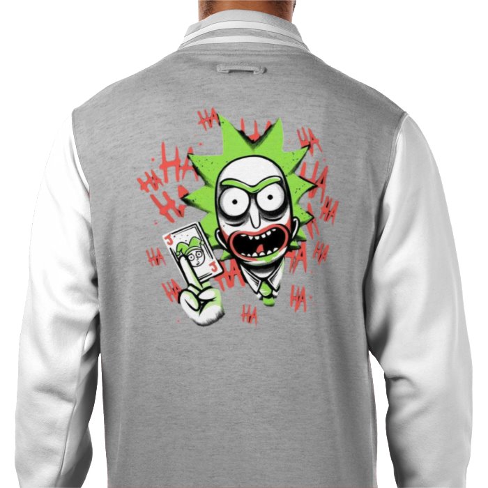 Rick & Morty & Batman - Joker Ha Ha Varsity Jacket