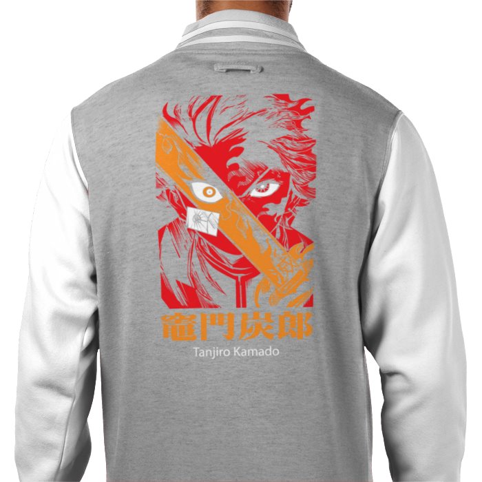 Demon Slayer - Tanjiro Theme 1 Varsity Jacket