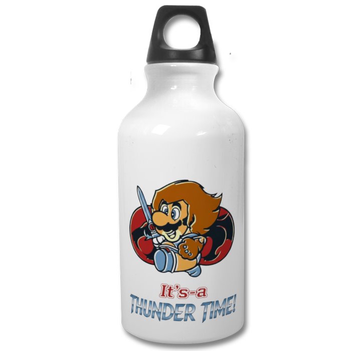 Super Mario Bro's x Thundercats - It's A Thunder Time Water Bottle