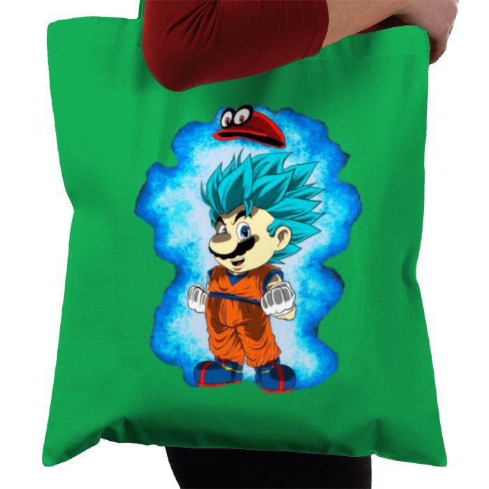 Dragonball Z x Super Mario Bro's - Saiyan Bro's Tote Bag