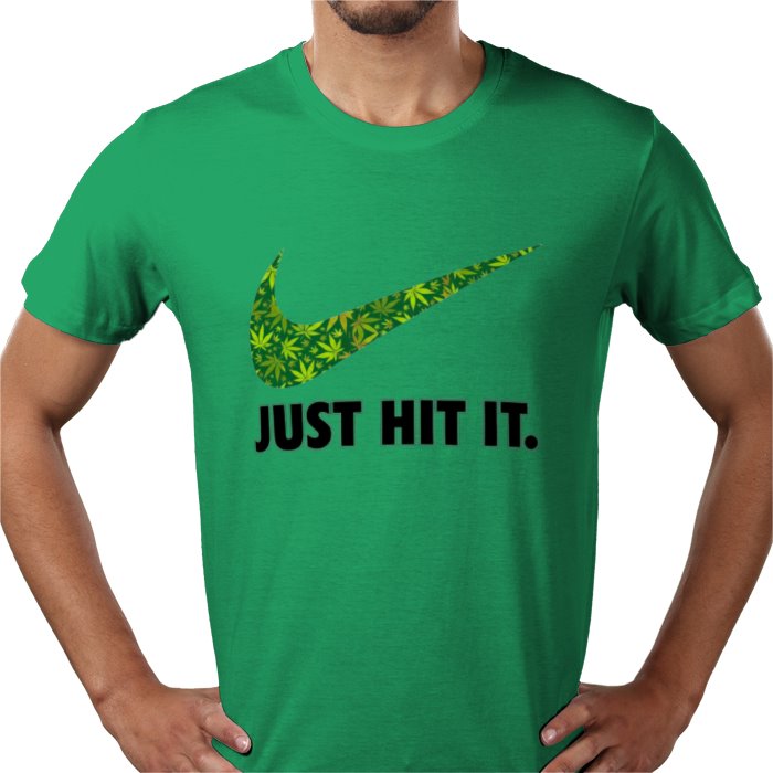 Nike Cannabis Parody Just Hit It T-shirt