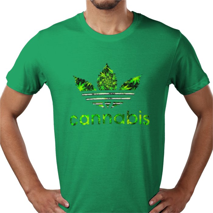 Adidas Cannabis Parody T-shirt