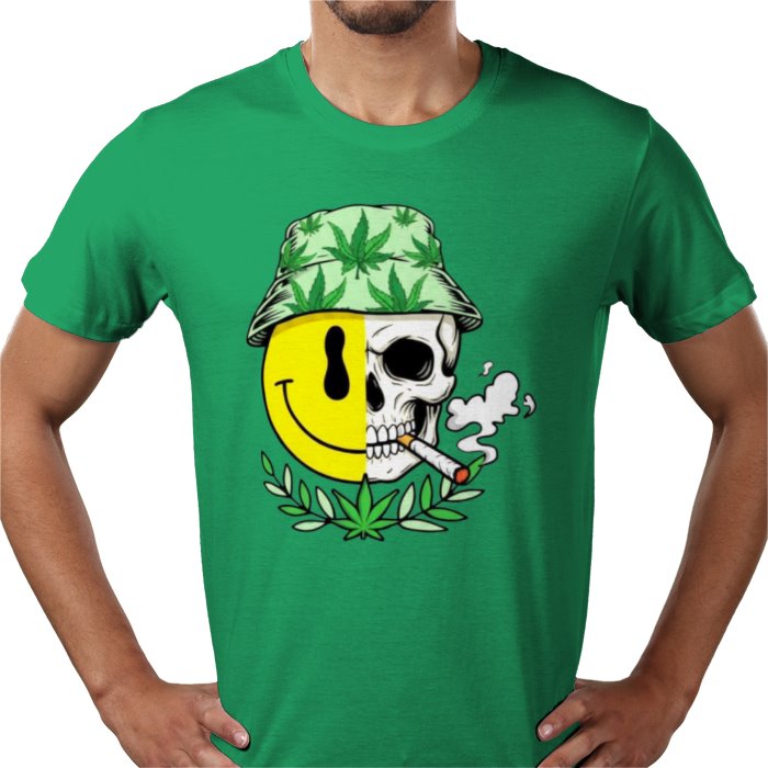 Emoji Cannabis Themed T-shirt