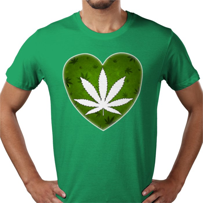 Cannabis Heart T-shirt