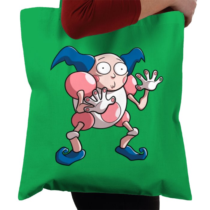 Rick & Morty & Pokémon - Morty x Mr Mime Tote Bag