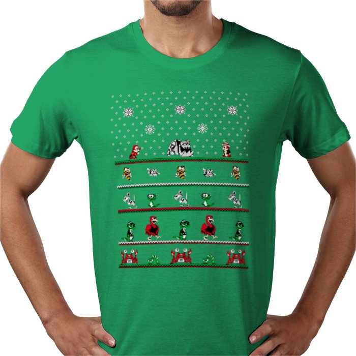 Ugly Jumper Style - Chip n Dale Christmas T Shirt