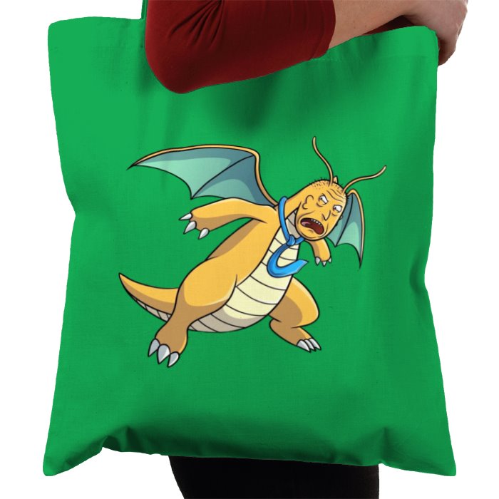 Rick & Morty & Pokémon - Principal Vagina x Dragonite Tote Bag
