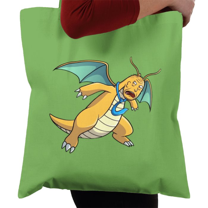 Rick & Morty & Pokémon - Principal Vagina x Dragonite Tote Bag