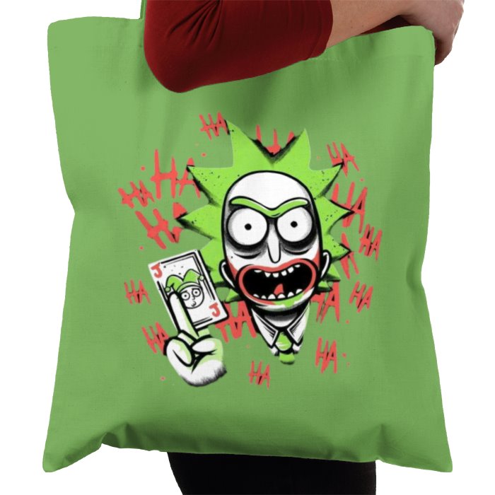 Rick & Morty & Batman - Joker Rick Tote Bag