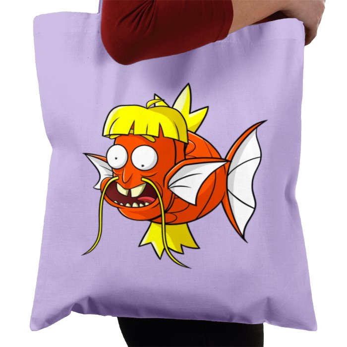 Rick & Morty & Pokémon - Dufus Rick x Magikarp Tote Bag