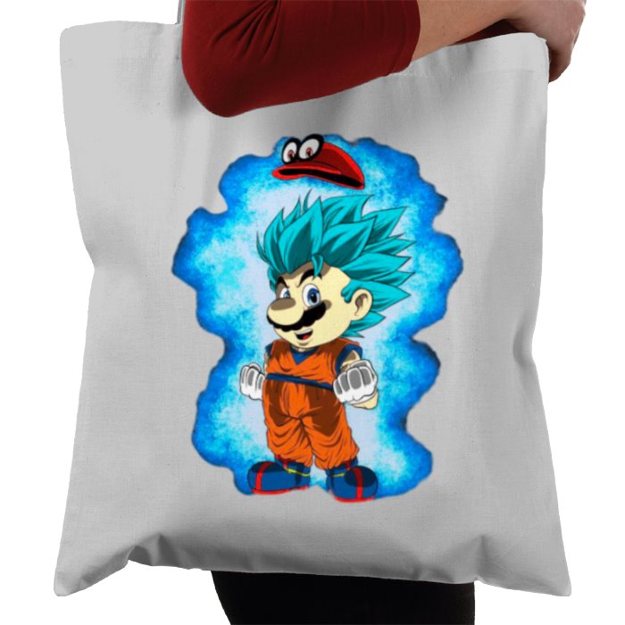 Dragonball Z x Super Mario Bro's - Saiyan Bro's Tote Bag
