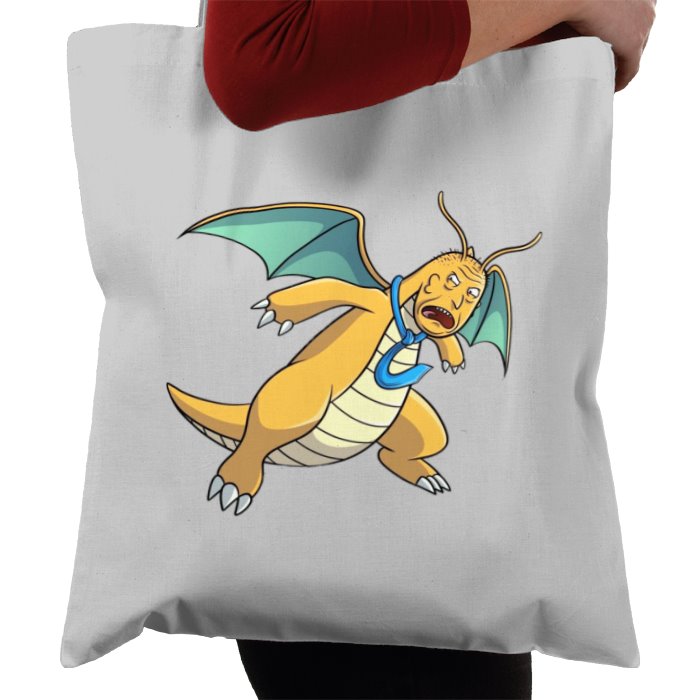 Rick & Morty & Pokémon - Principal Vagina x Dragonite Tote Bag