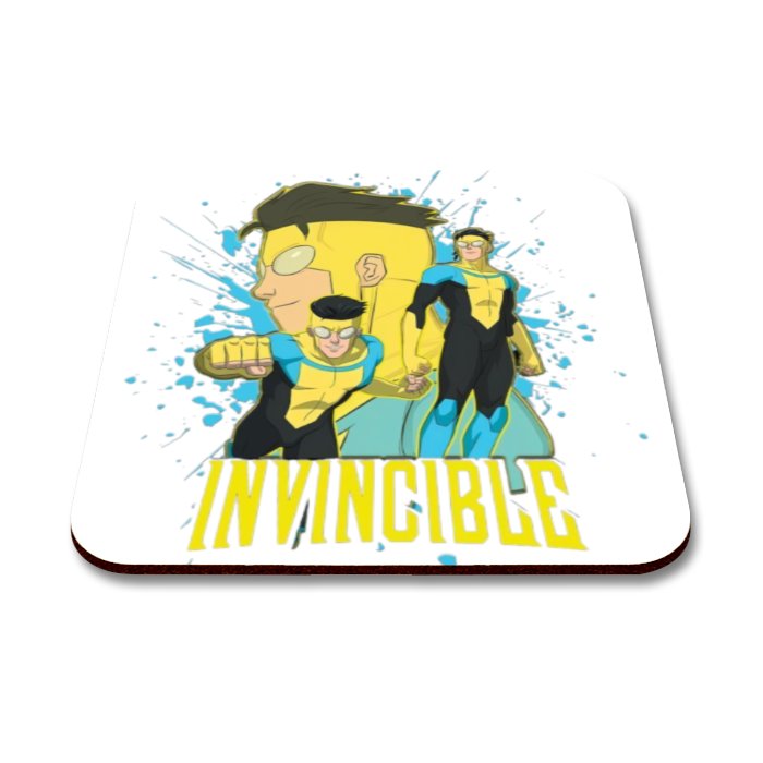 Invincible - Theme Square Coasters