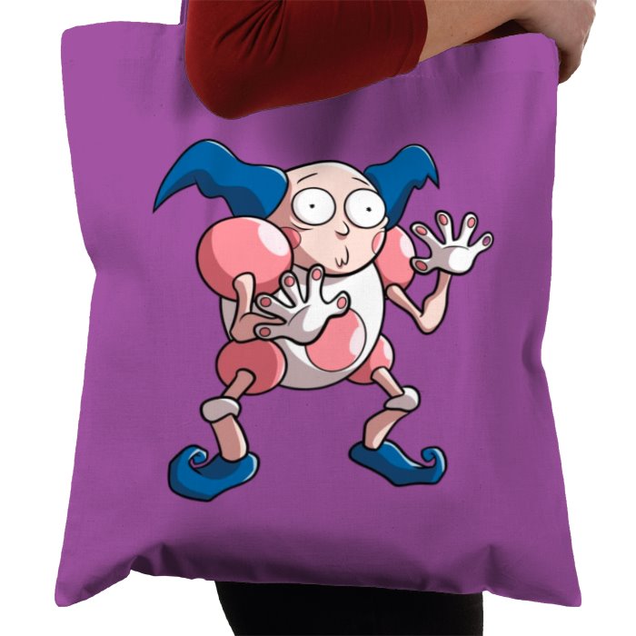 Rick & Morty & Pokémon - Morty x Mr Mime Tote Bag