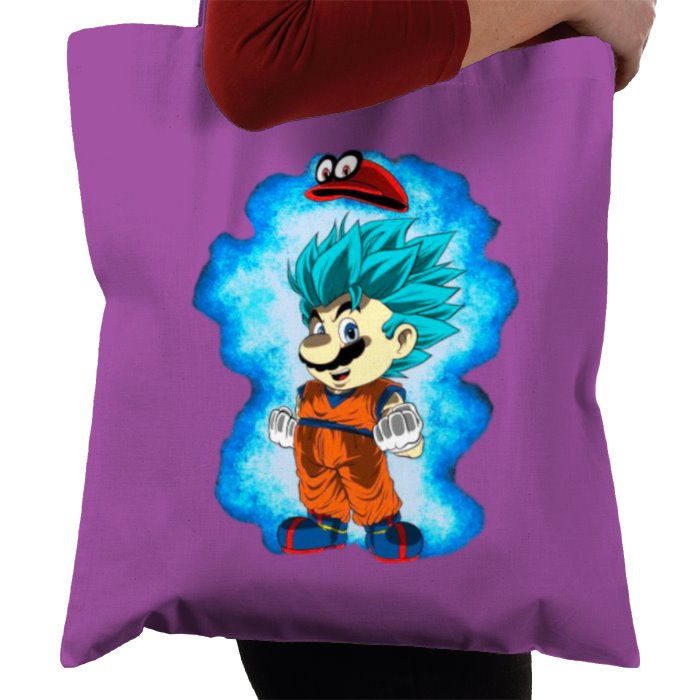Dragonball Z x Super Mario Bro's - Saiyan Bro's Tote Bag