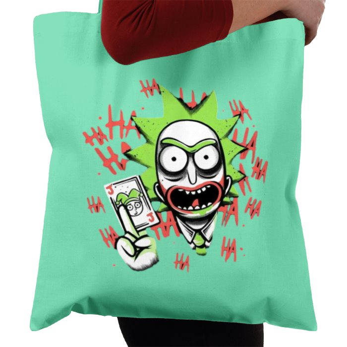 Rick & Morty & Batman - Joker Rick Tote Bag