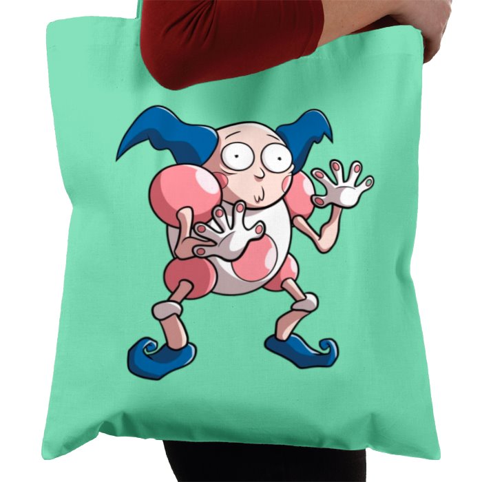 Rick & Morty & Pokémon - Morty x Mr Mime Tote Bag