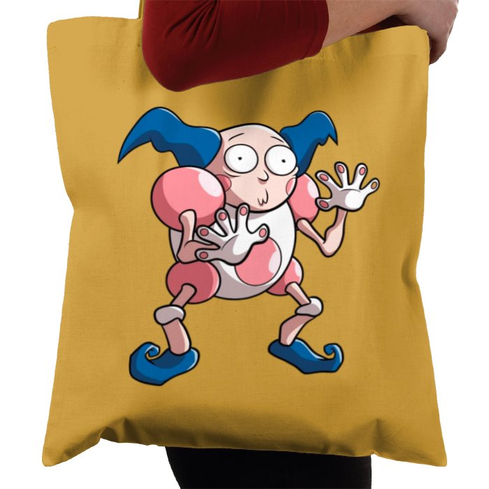 Rick & Morty & Pokémon - Morty x Mr Mime Tote Bag