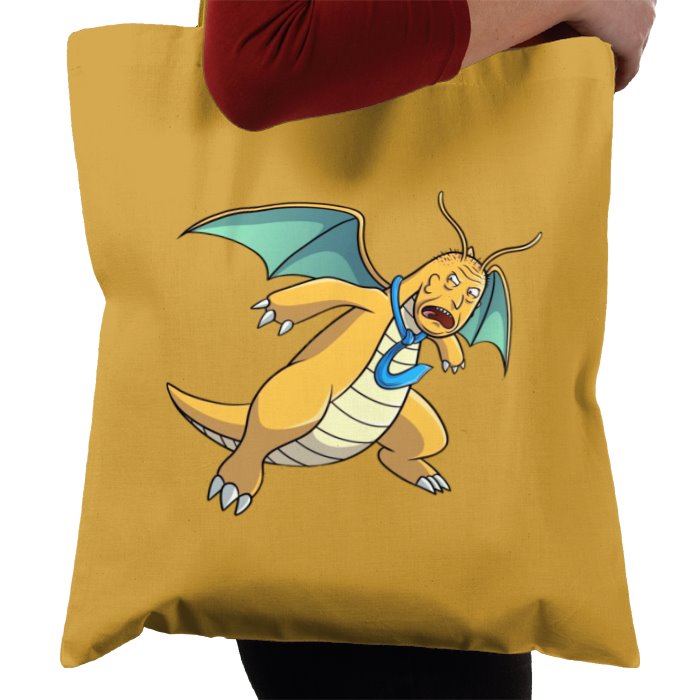 Rick & Morty & Pokémon - Principal Vagina x Dragonite Tote Bag