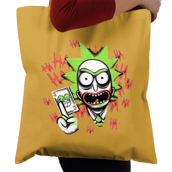 Rick & Morty & Batman - Joker Rick Tote Bag