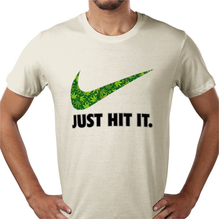 Nike Cannabis Parody Just Hit It T-shirt