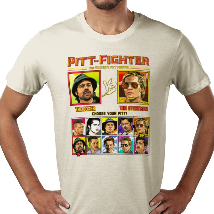 Brad Pitt - Boxer vs Stuntman T-shirt
